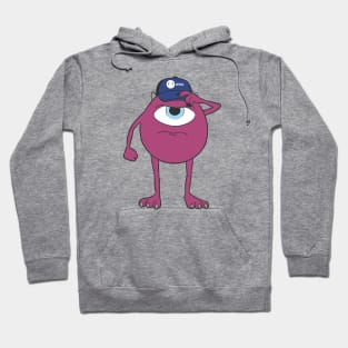 Purple monster cartoon characters Hoodie